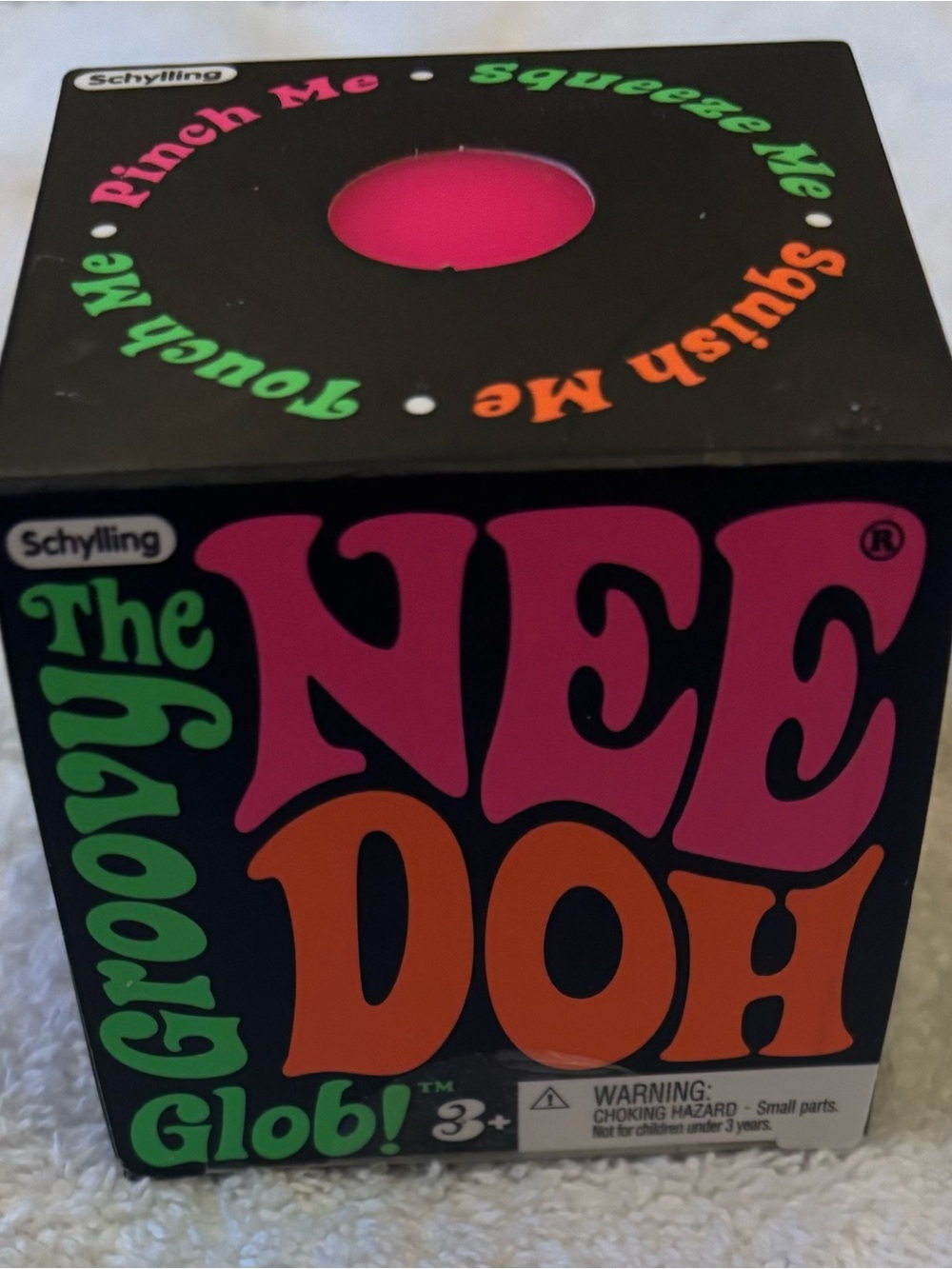 Needoh The Groovy NeeDoh Glob! Squeezable Toy - Pink